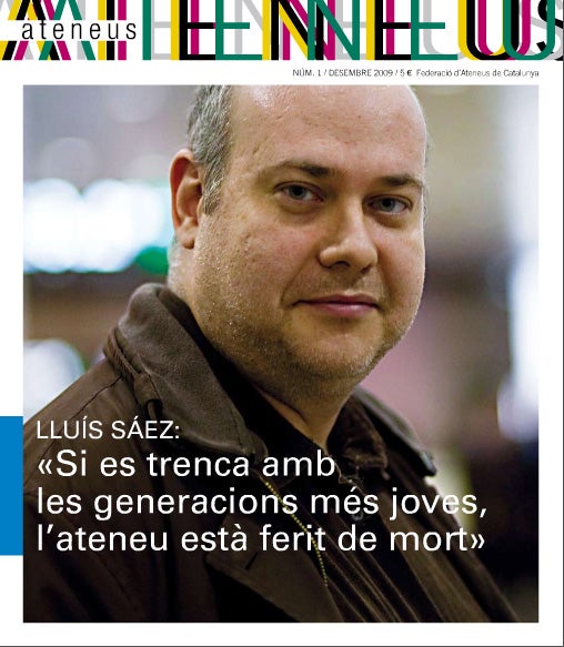 Neix 'Ateneus', com a nou portaveu de la Federació d’Ateneus de Catalunya