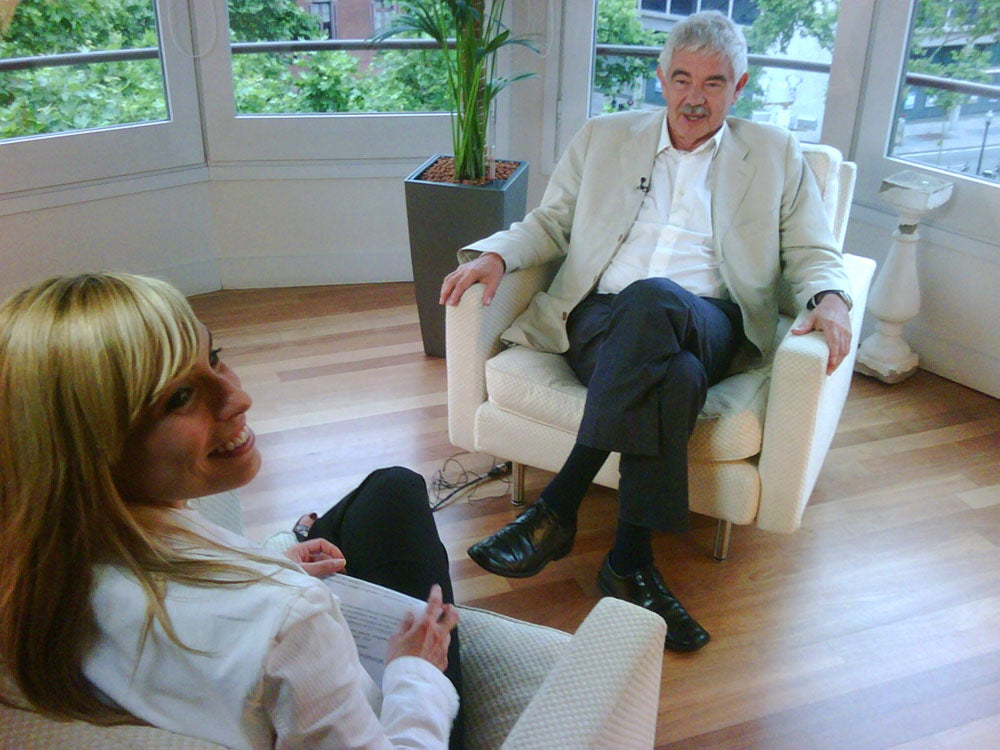 Els expresidents Pujol i Maragall, amb els Castells a la UNESCO