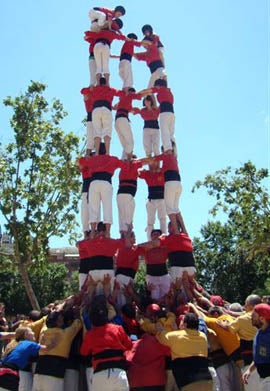 Els Xicots de Vilafranca agredits a Baó
