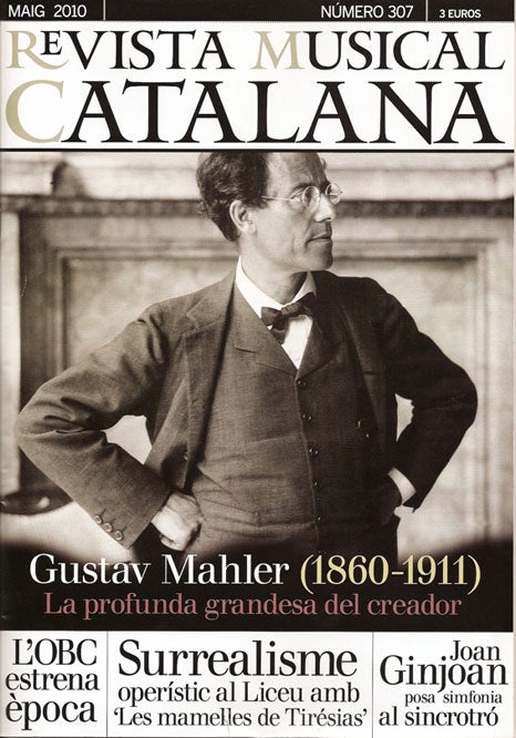 Gustav Mahler a la Revista Musical Catalana