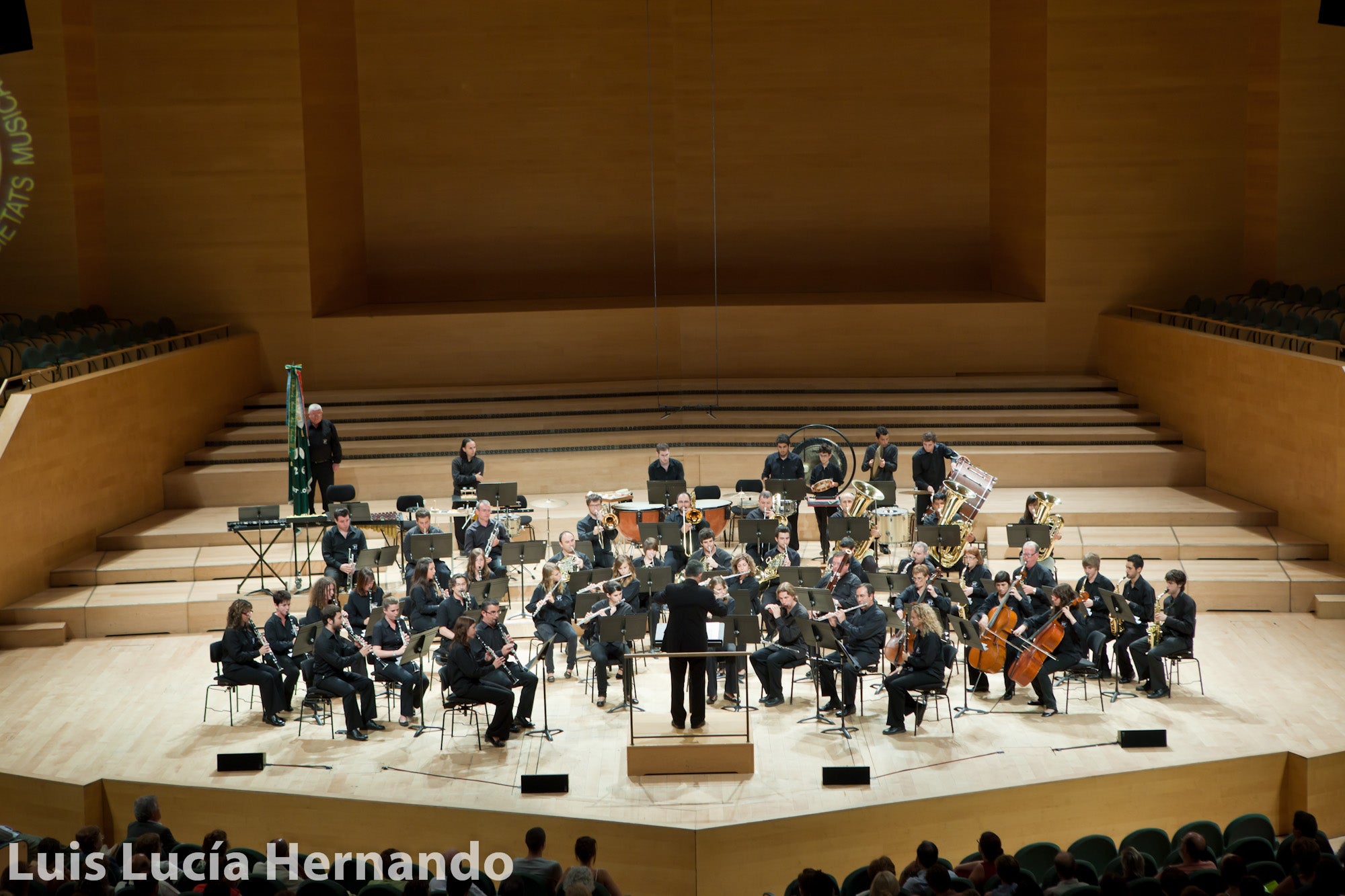 Magnífiques actuacions de les bandes de música catalanes a l’auditori de Barcelona.