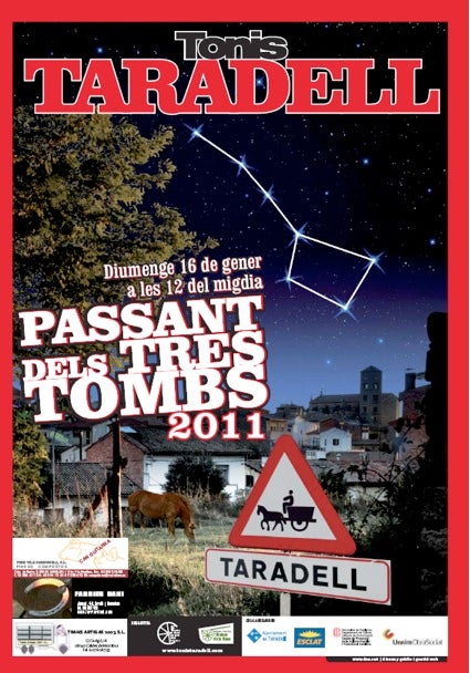 “Els Tonis”, una particular manera de celebrar els Tres Tombs a Taradell.