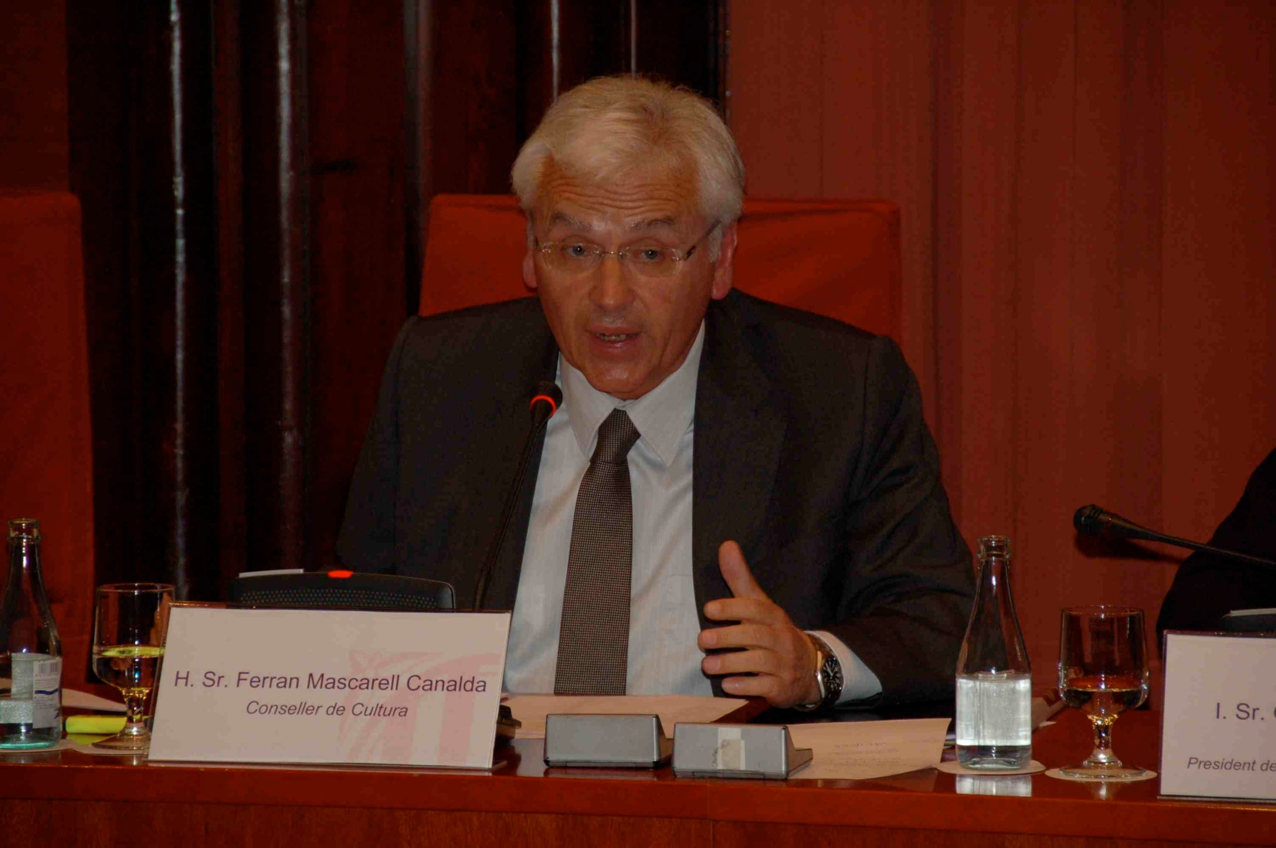 Mascarell proposa «un gran acord per la cultura» en la primera compareixença al Parlament