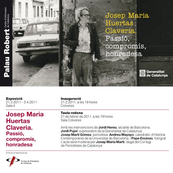 Barcelona vista per Josep M. Huertas, al Palau Robert