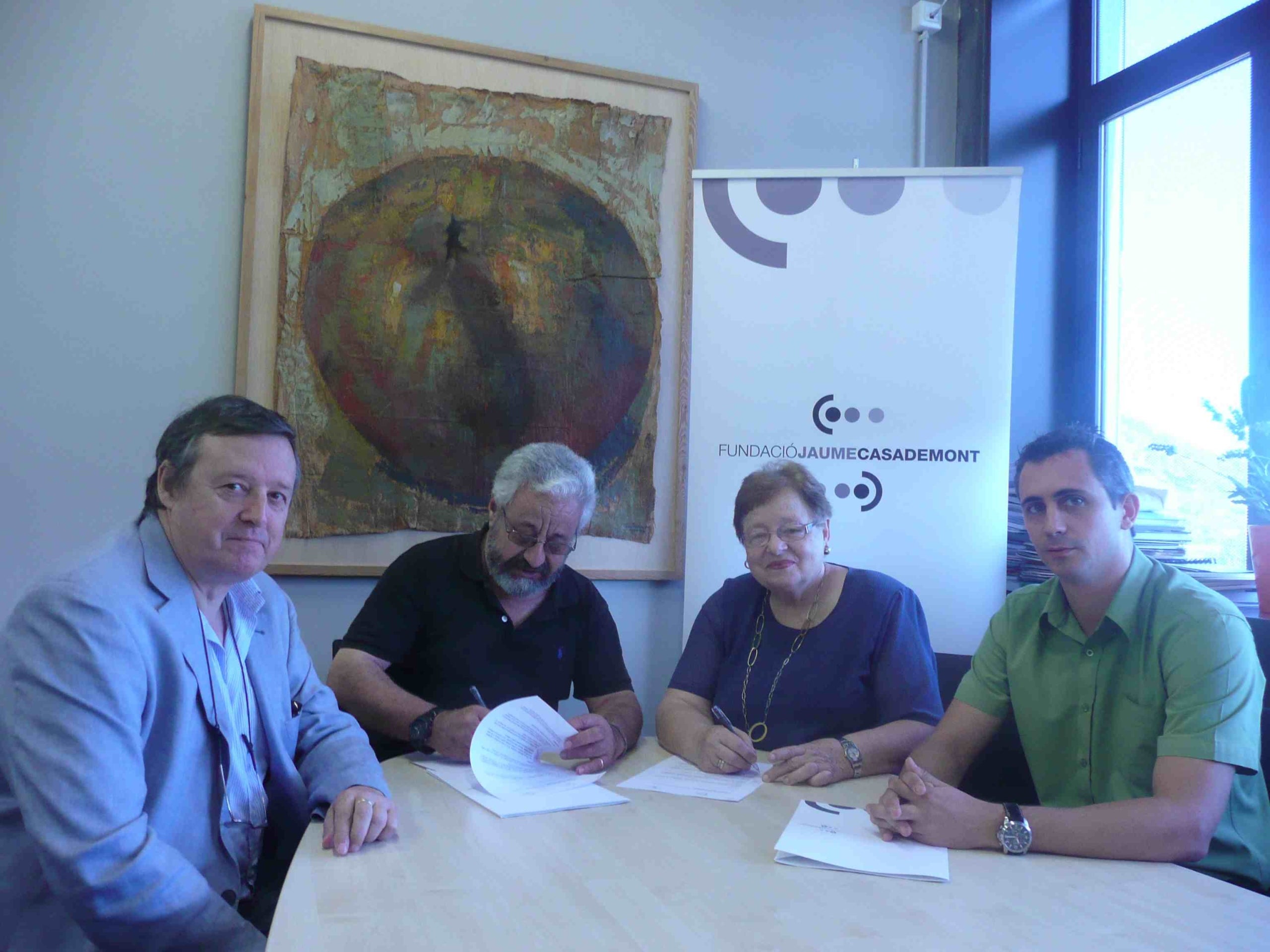 Conveni de col·laboració entre l’ENS i la Fund. Jaume Casademont