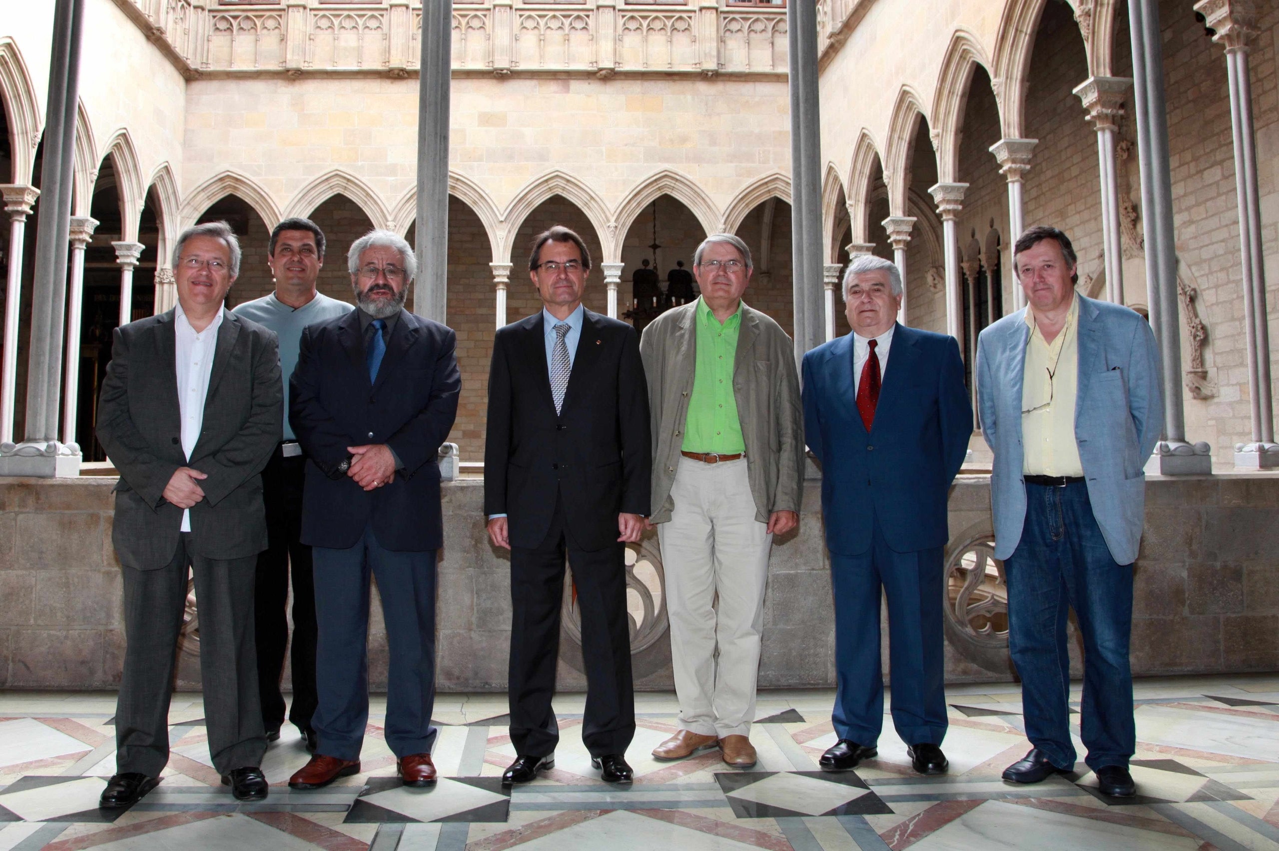 El President Mas rep a una delegació de l’ENS