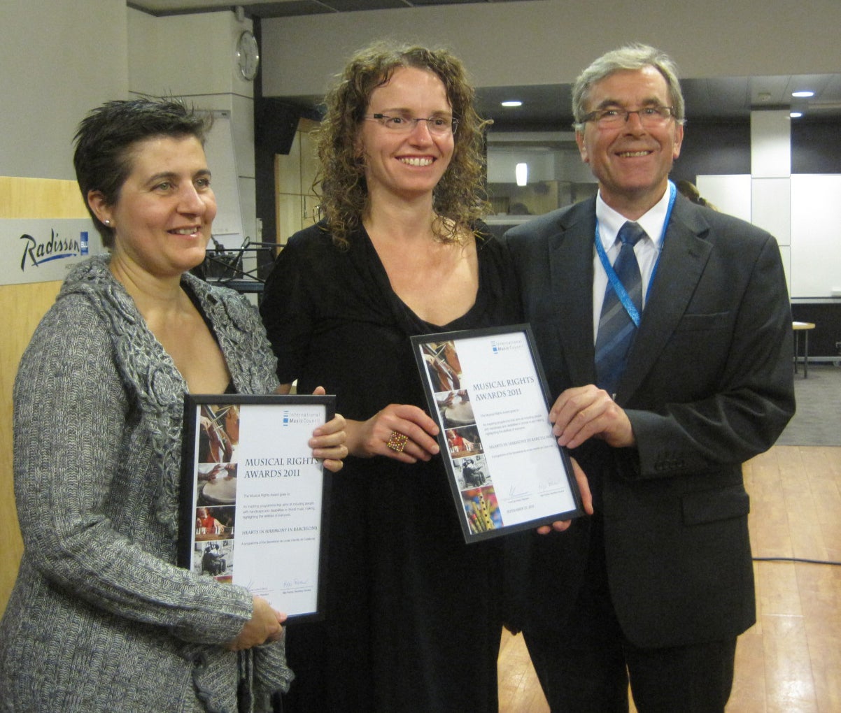 El Secretariat de Corals Infantils de Catalunya guardonat amb el Premi Internacional de Drets Musicals 2011