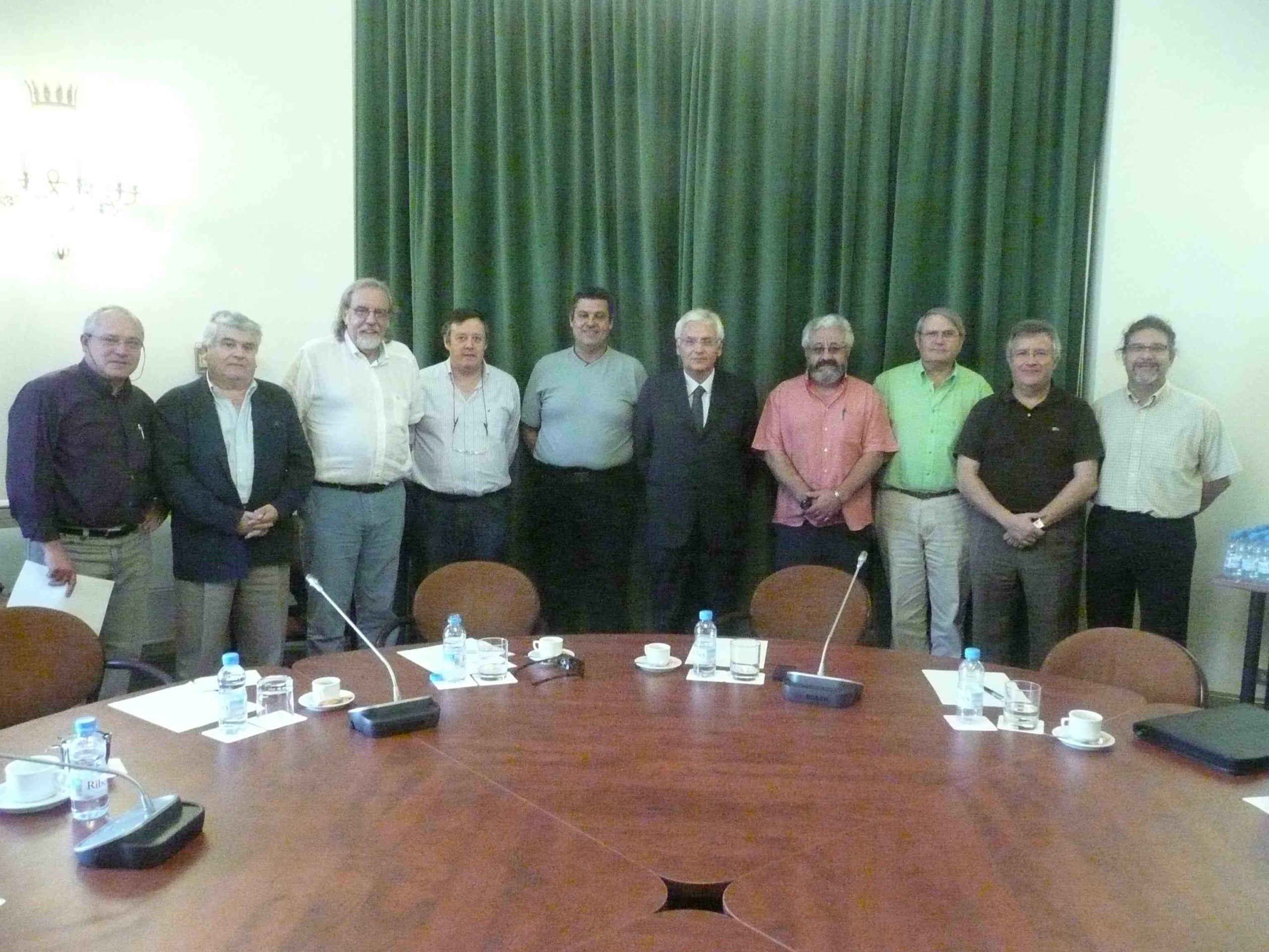 Reunió de la Junta de l’ENS amb el Conseller de Cultura.
