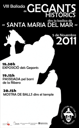 VIII Ballada de Gegants Històrics a Santa María del Mar