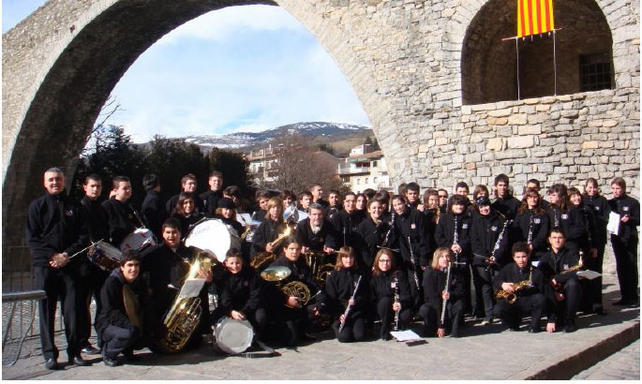 La Banda Simfònica de la Federació de Societats Musicals actuà a l'Urgell