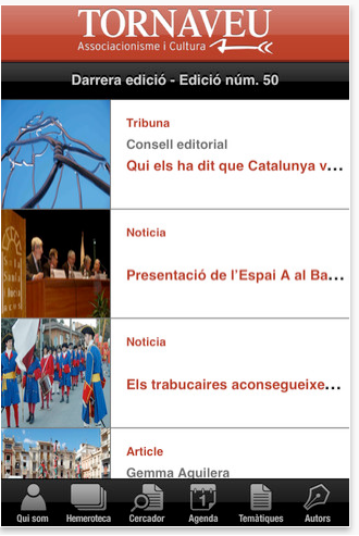 Tornaveu ja disposa de la seva aplicació per a mòbil