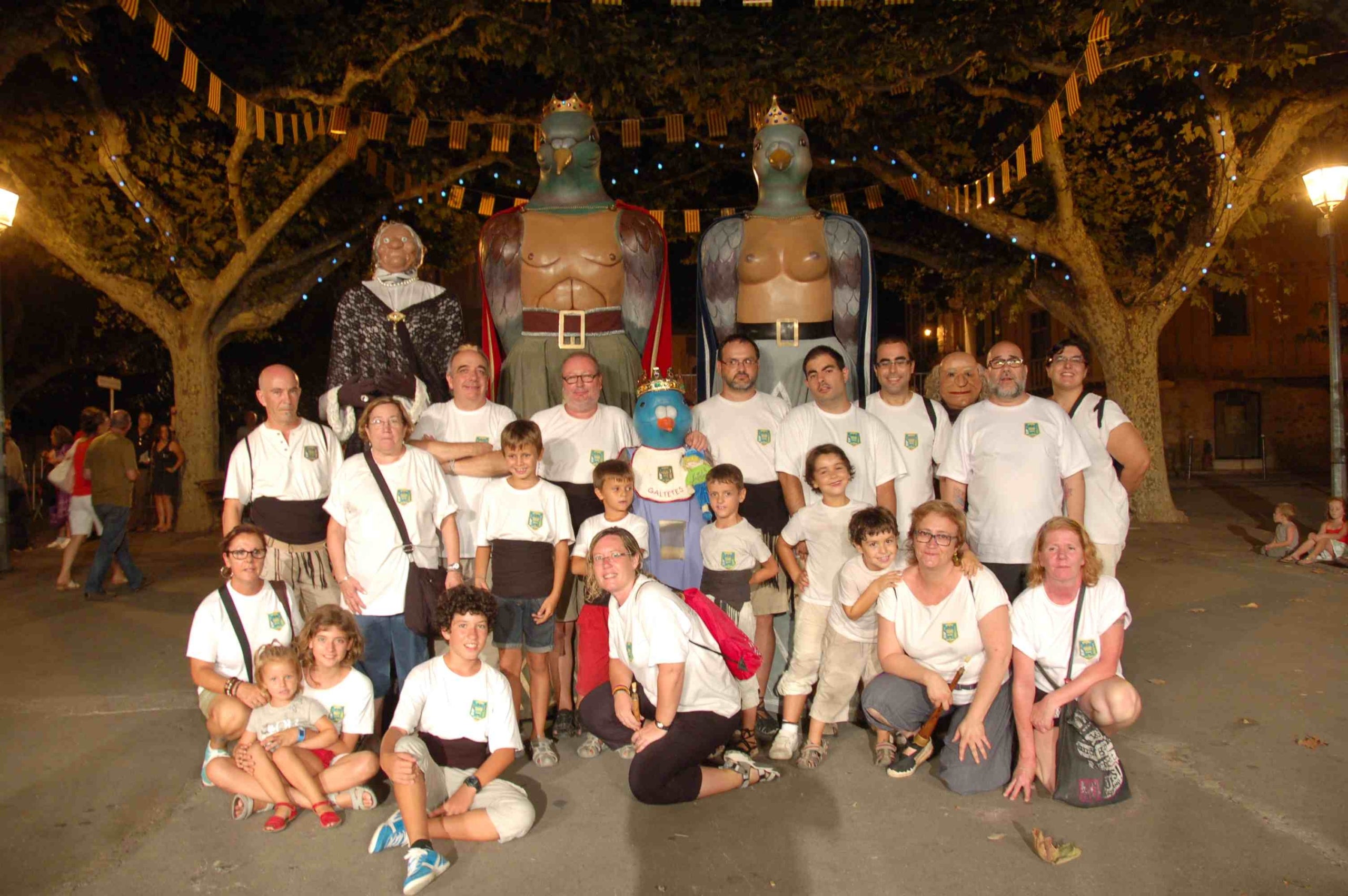 Colla de geganters i grallers de Sant Andreu de Palomar de Barcelona.