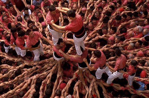 La Colla Vella dels Xiquets de Valls construiran castells a Dinamarca