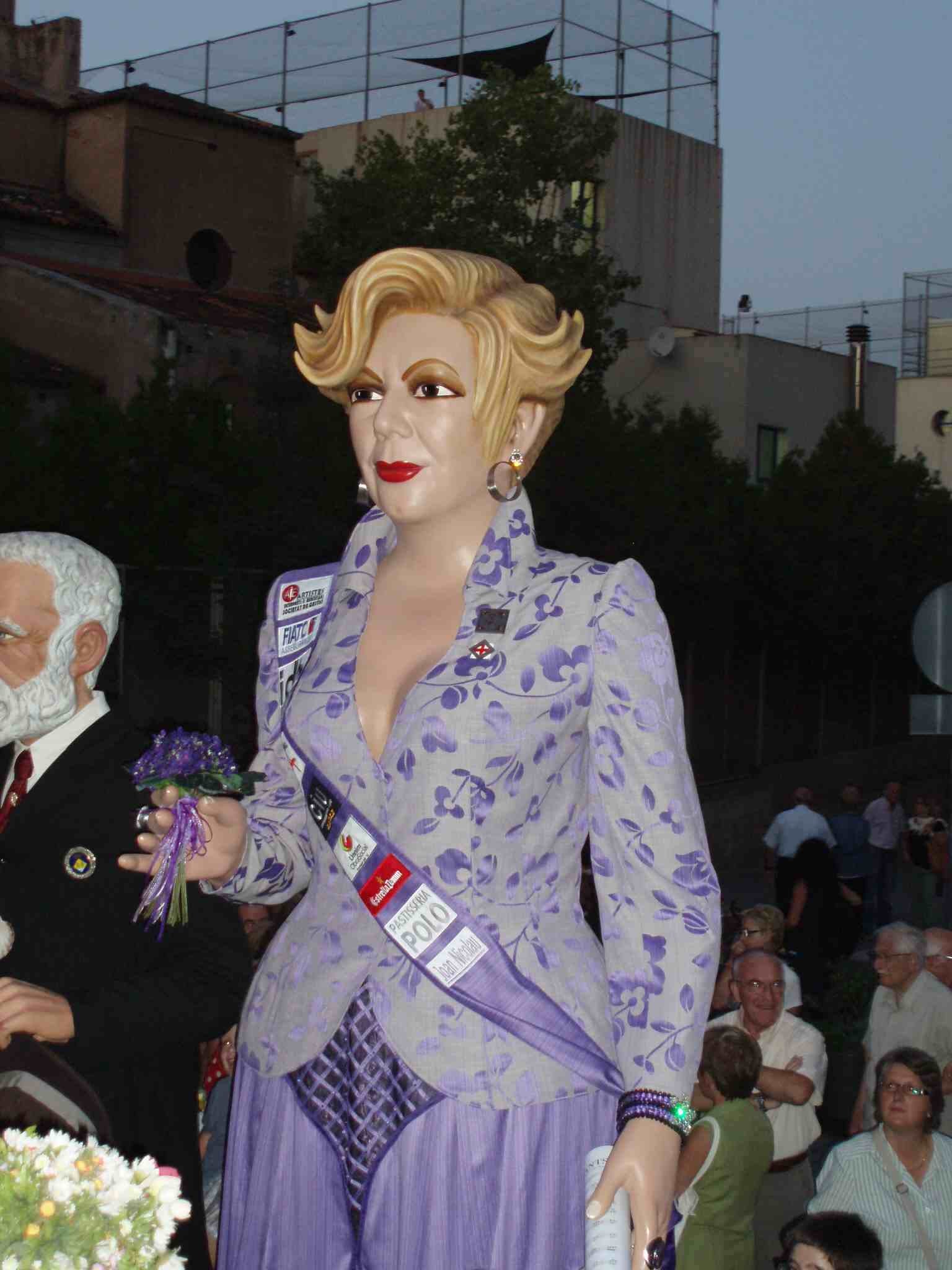 La Núria Feliu i el seu poble de Sants