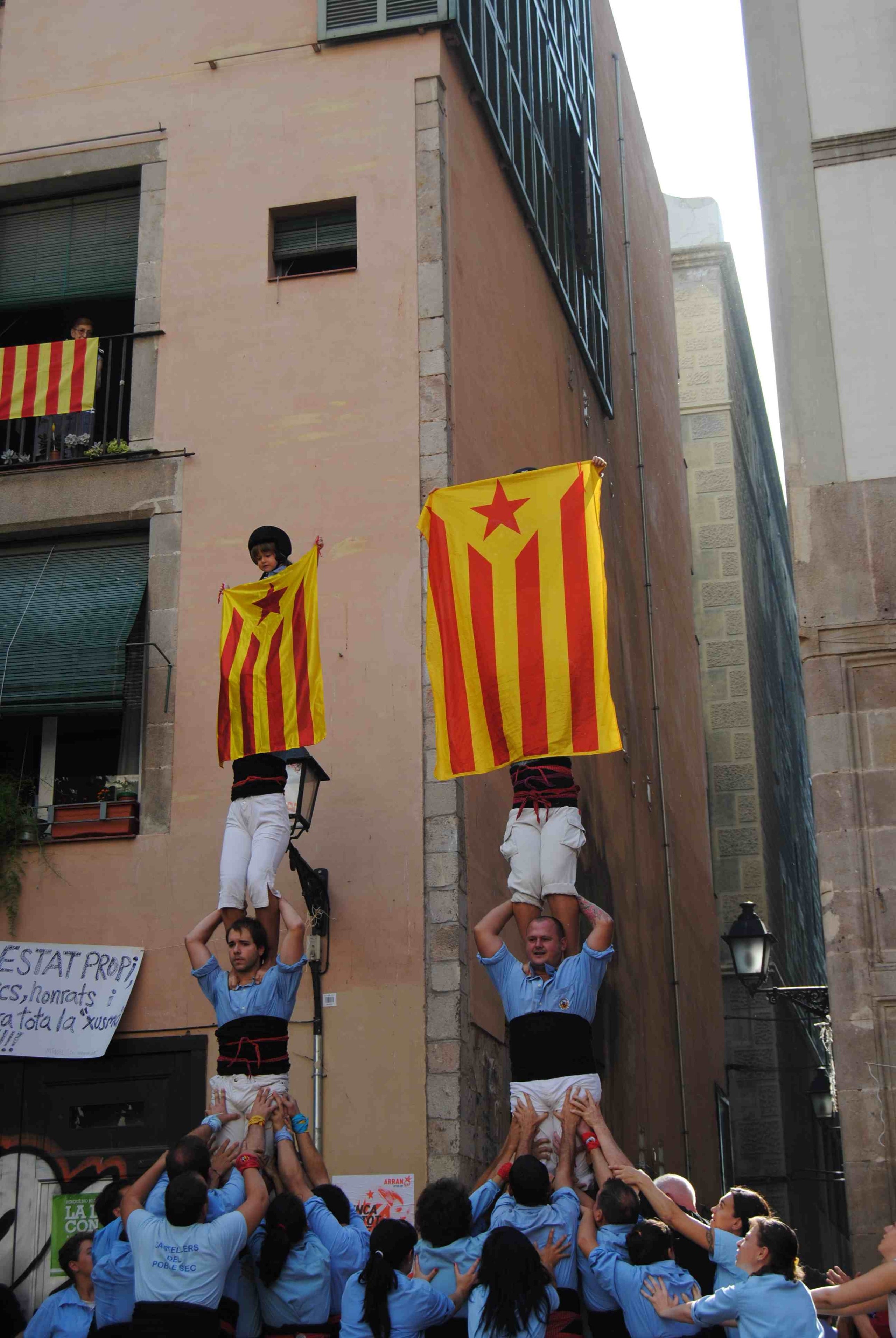 Els Castellers del Poble-sec ens declarem entitat independentista