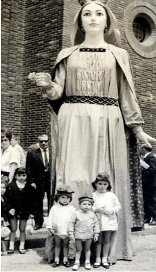 Els gegants Miranda i Corneli fan 60 anys