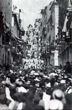 La primera època daurada dels castellers