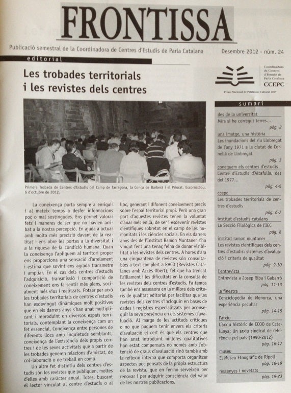 Frontissa, cruïlla de la història d'arreu