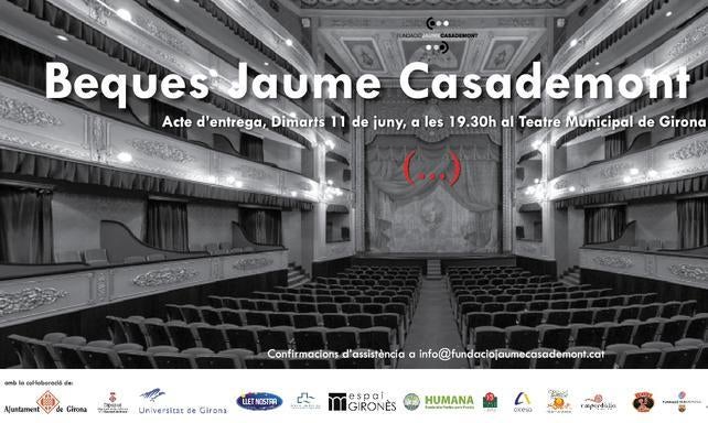 Acte de lliurament de les Beques Jaume Casademont 2013
