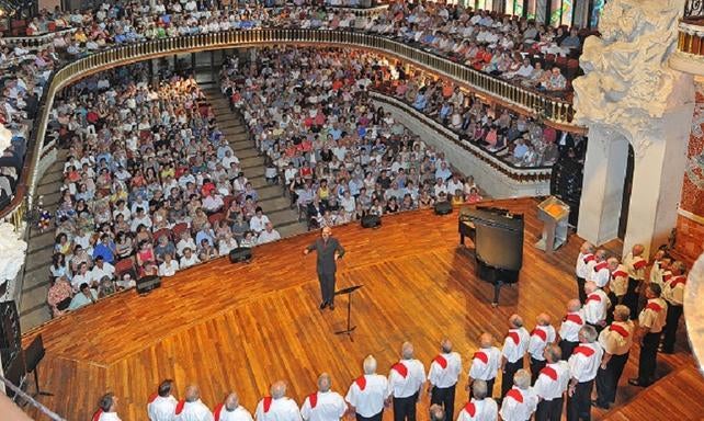 El Palau de la Música acull la 2a Mostra de Cors de Clavé