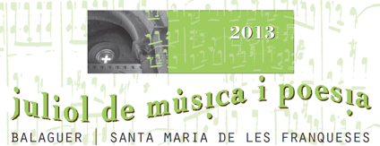 Juliol de música i poesia a Balaguer