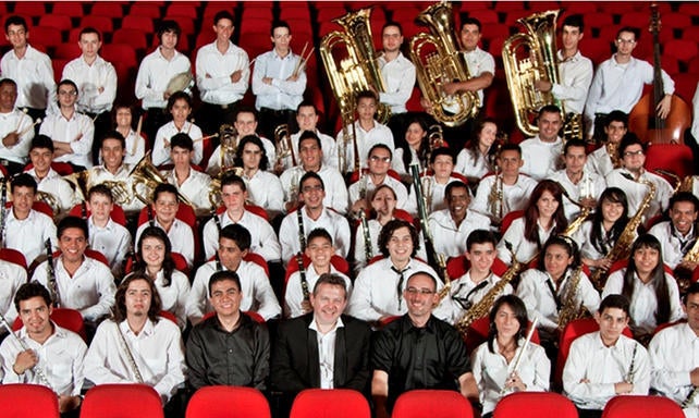 La Banda Sinfónica Juvenil de Medellín, al 12è Festival de Bandes de Música 