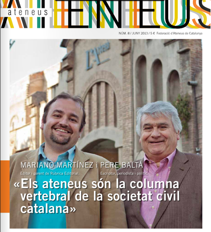 Els ateneus són la columna vertebral de la societat civil catalana