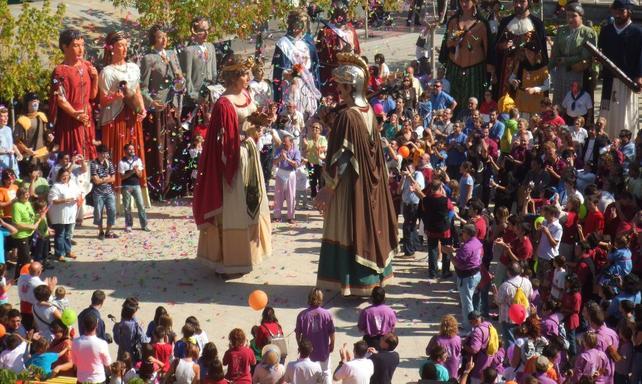 Sallent es convertí en la capital dels geganters