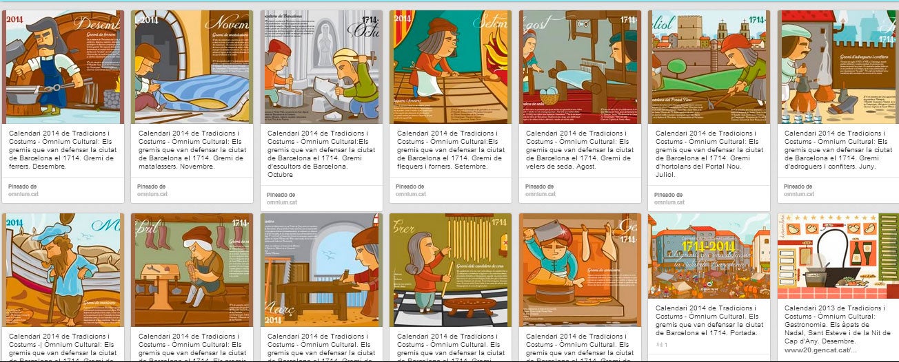 La cultura popular arriba a Pinterest