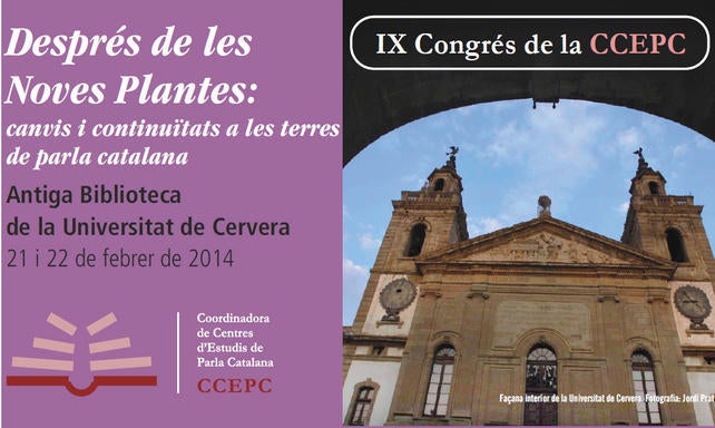 Els efectes de 1714, tema central del Congrés de Centres de Parla Catalana