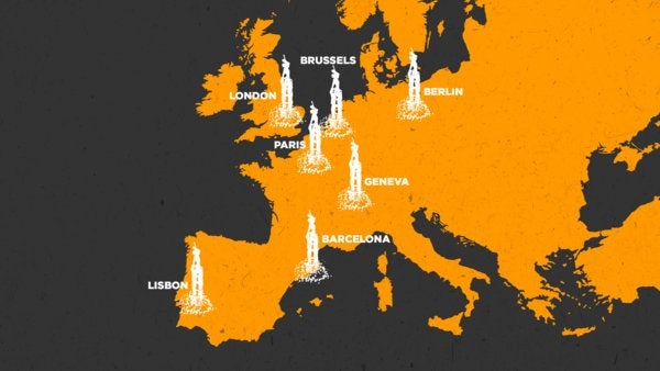 Human towers for democracy, el dret a decidir surt al món