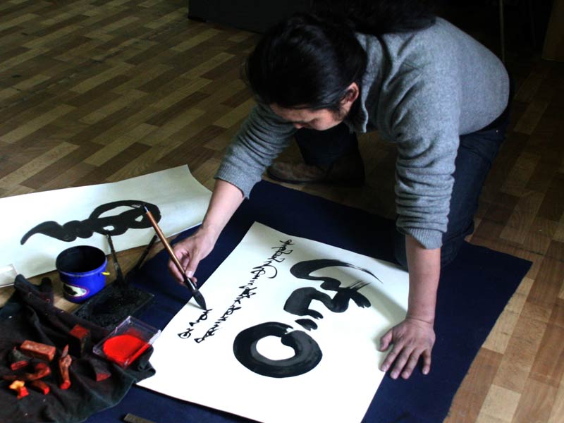 La cal·ligrafia mongola, en perill de desaparició