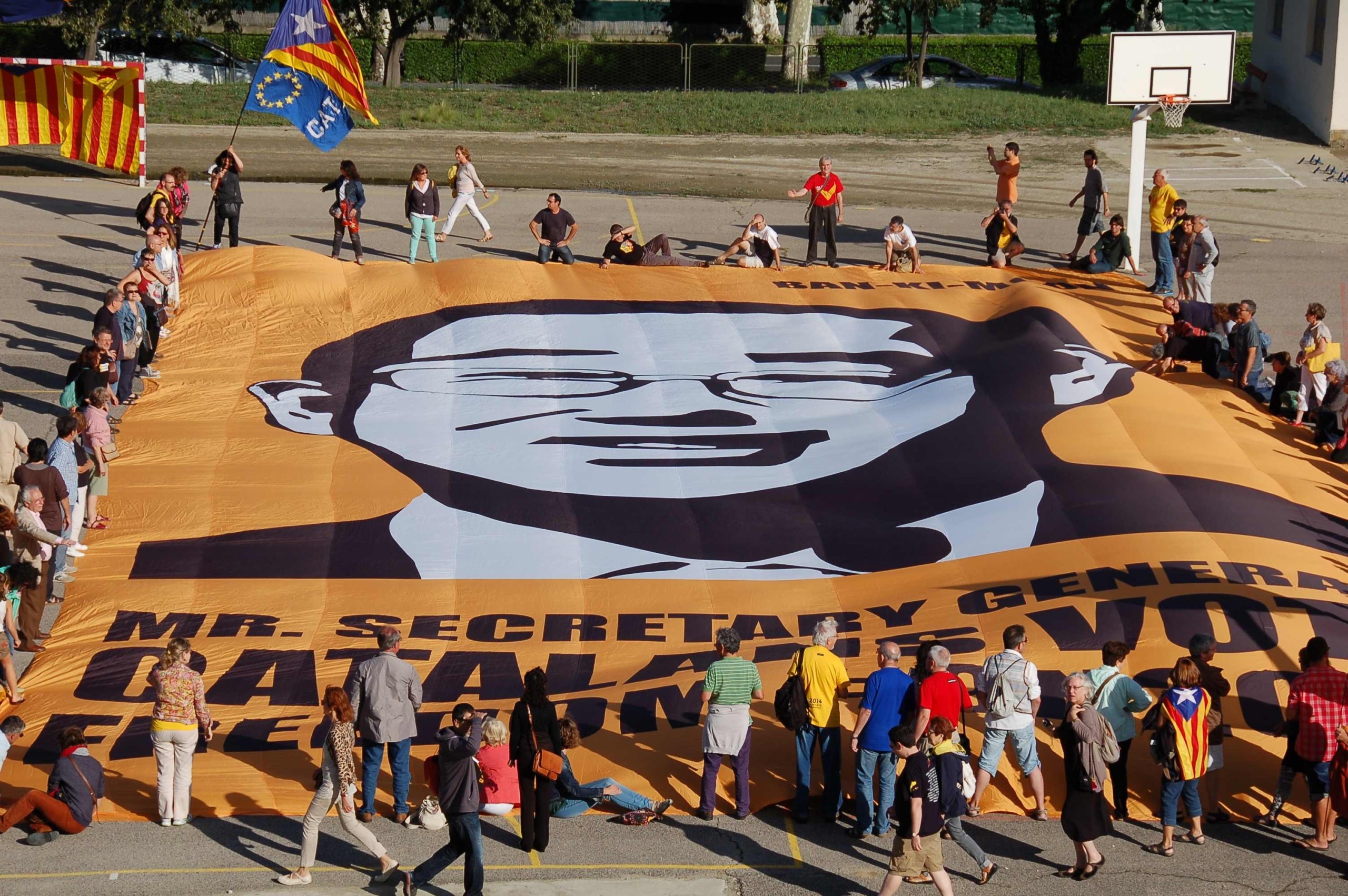 Mural per a Ban Ki-Moon