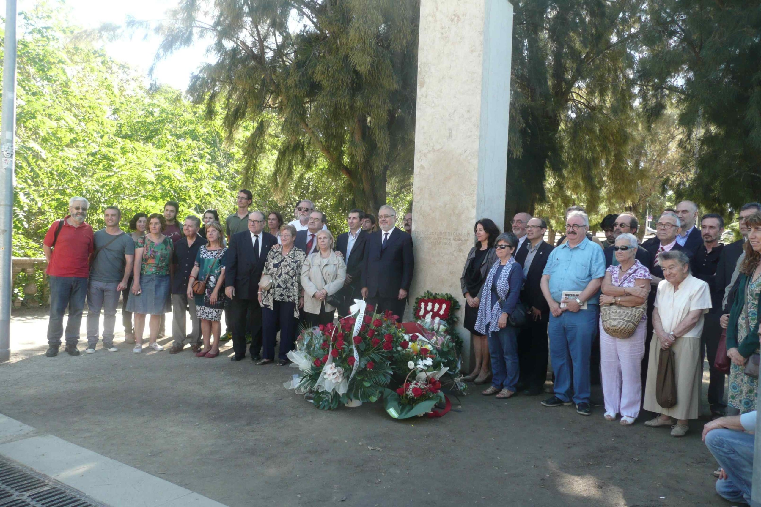 Homenatge al pedagog Francesc Ferrer i Guàrdia