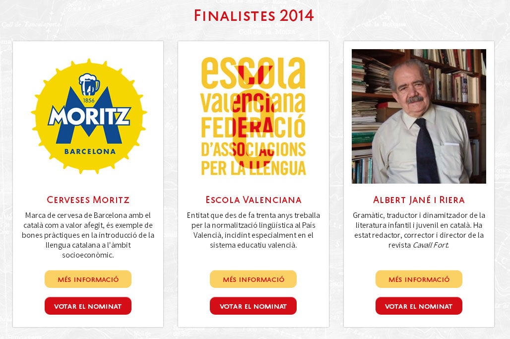 Premi a l'exemplaritat en defensa de la llengua