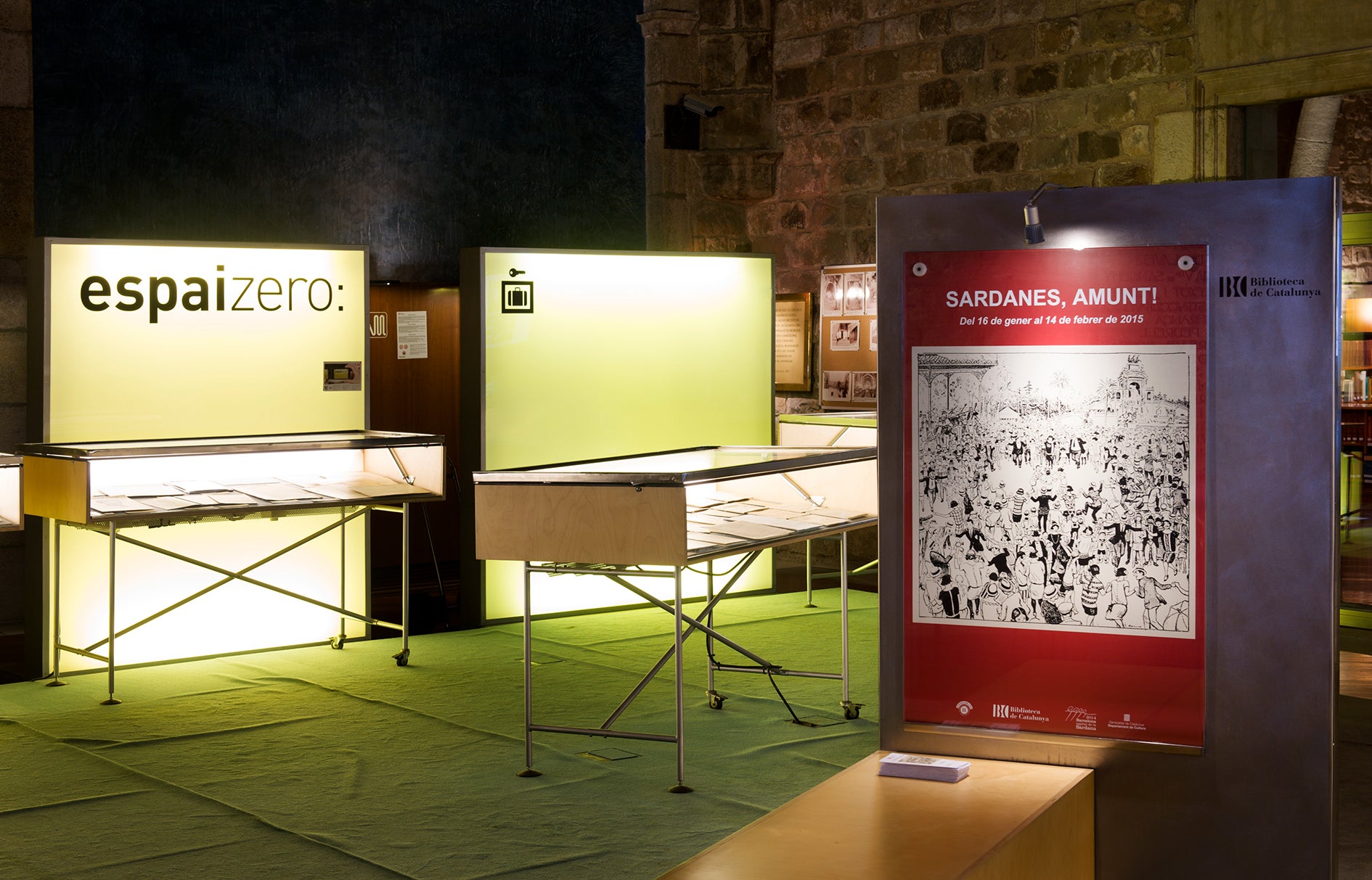 Recital poètic a l’exposició ‘Sardanes, amunt!’, a la Biblioteca de Catalunya