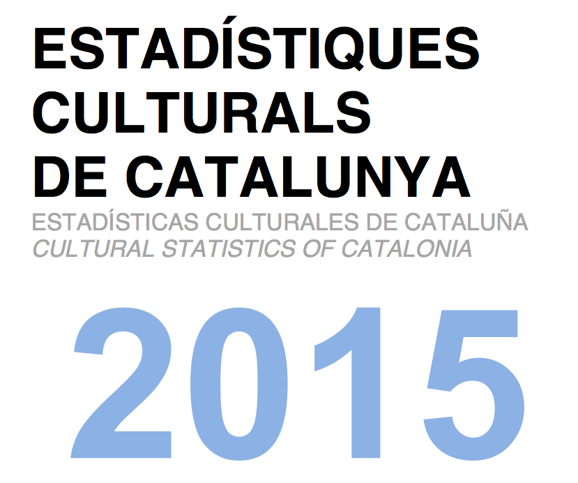Publicades les Estadístiques Culturals de Catalunya 2015