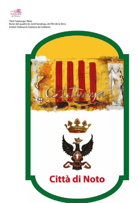 Catalunya convidada a la Infiorata de Catifaires de Noto, Sicília