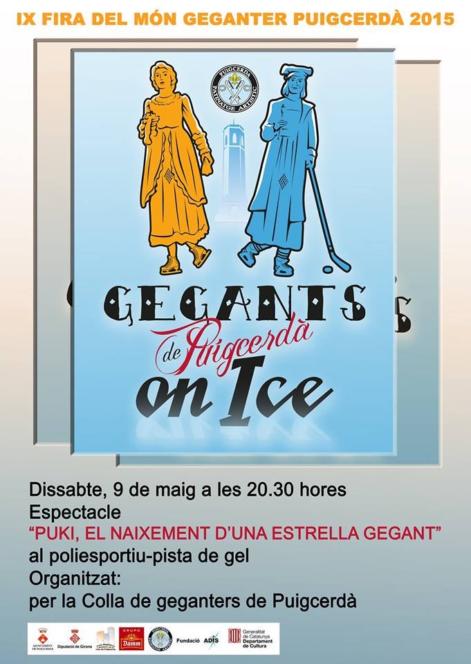 Un espectacle inèdit de gegants sobre gel a la 9a Fira del Món Geganter