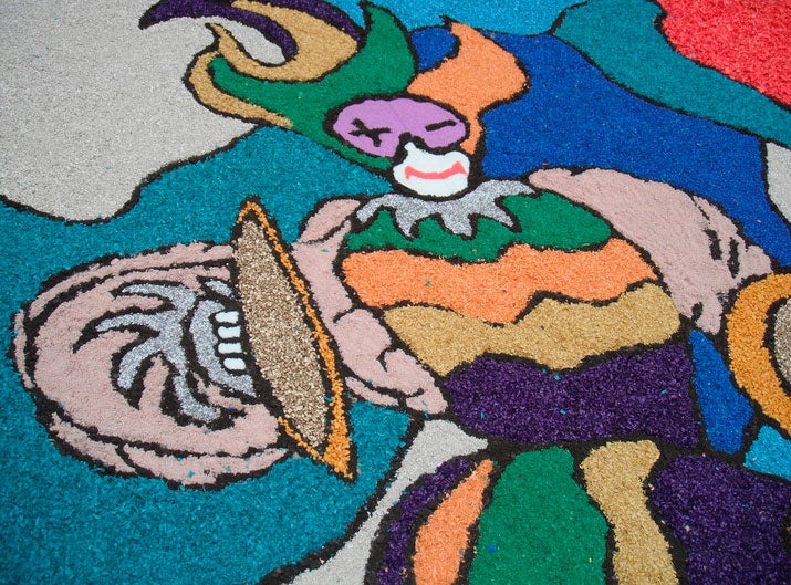 Caldesflor Corpus 2015, l'art efímer pren el carrer