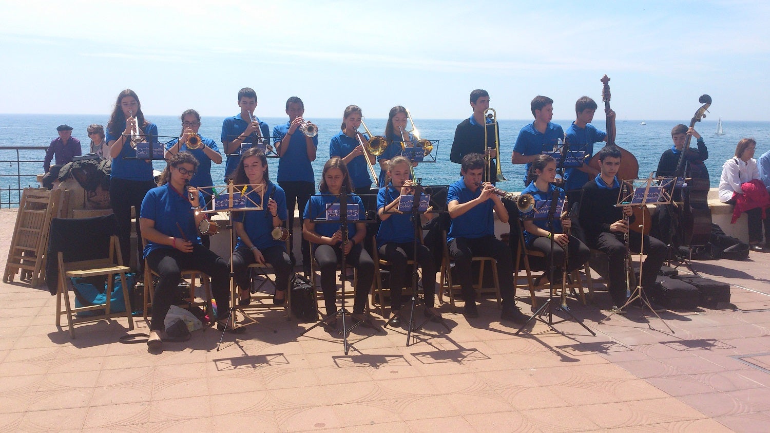 Calella, punt de trobada per a escoles de cobla