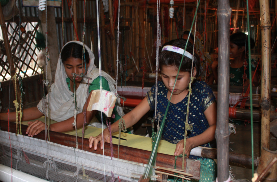 El 'jamdani', el vestit que cohesiona tota una comunitat