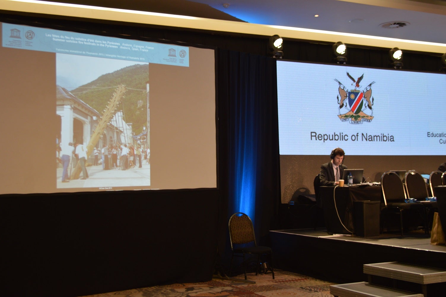 L’Ens, a la 10a sessió del Comitè Intergovernamental de la UNESCO