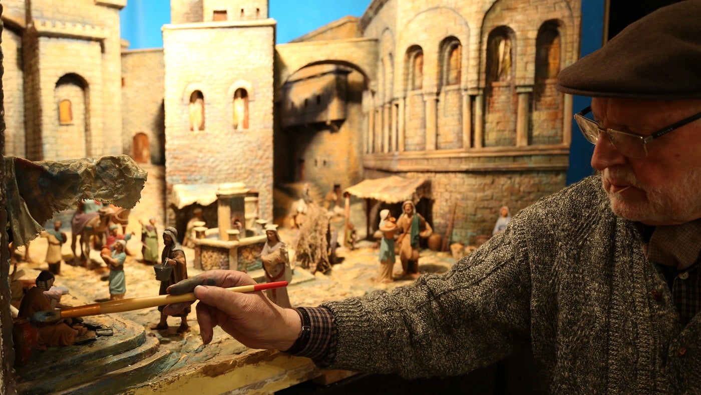 'Working progress de pessebres' presenta els diorames construïts
