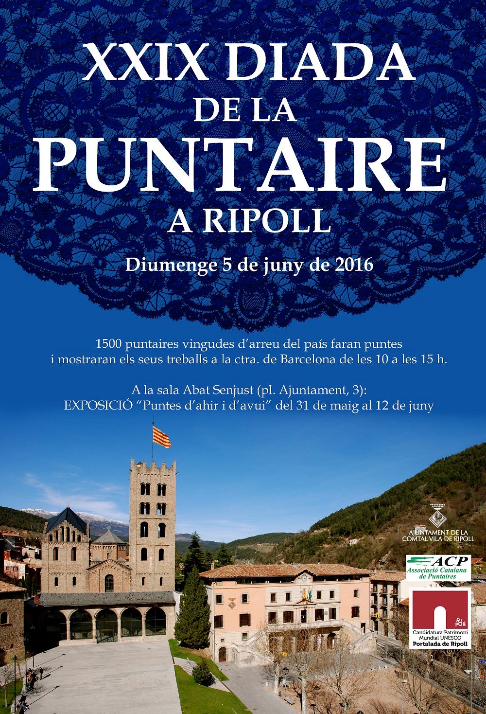 Més de 1.500 puntaires es reuniran a Ripoll per la 29a Diada de la Puntaire