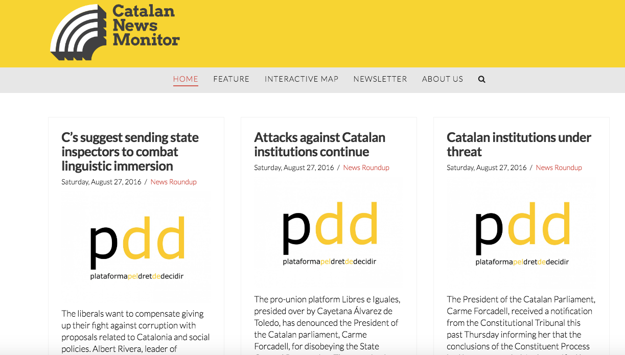 Neix un diari digital sobre el procés en anglès