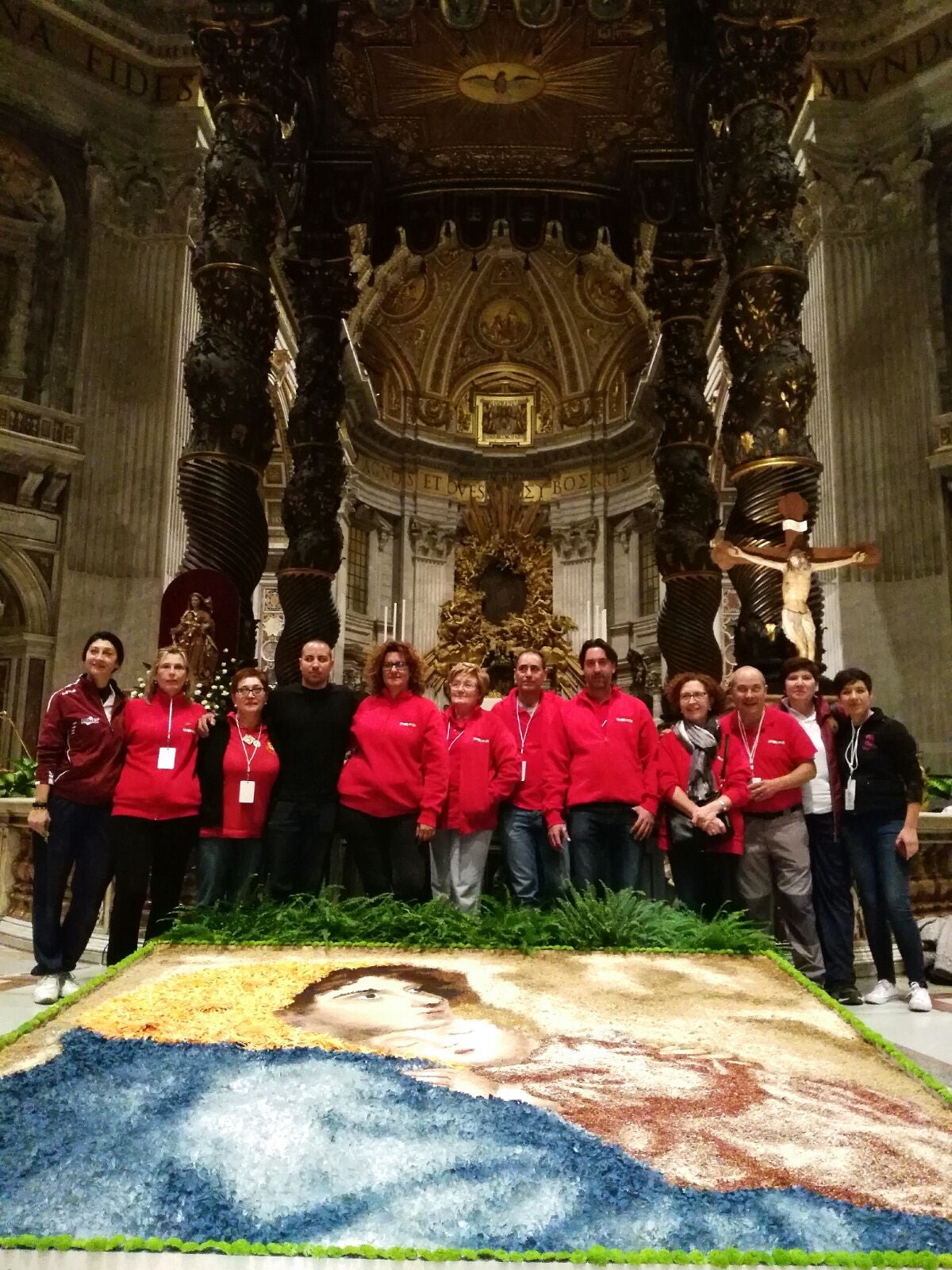 La Comissió Internacional de Catifaires d’Art Efímer fa història al Vaticà