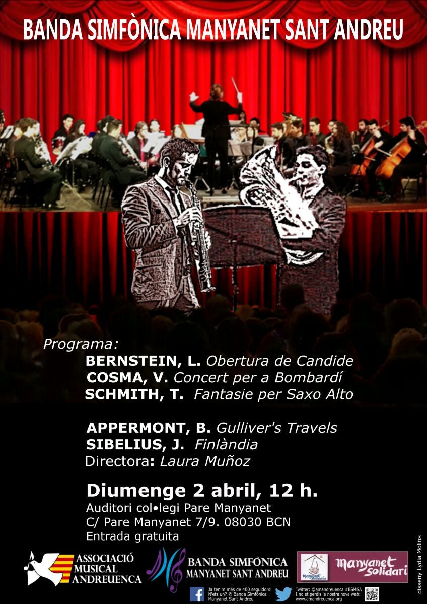 La banda Pare Manyanet saluda la primavera per partida doble