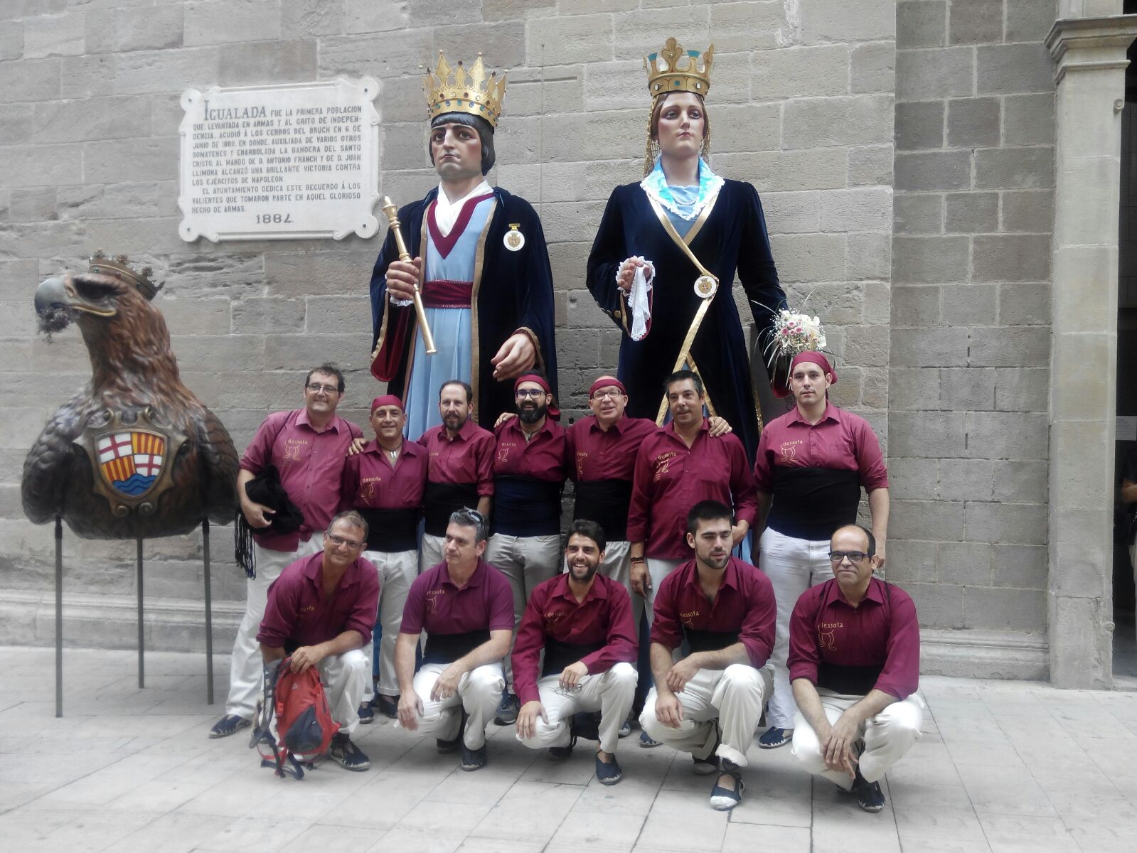 El gran repte de la restauració dels Gegants Reis d'Igualada