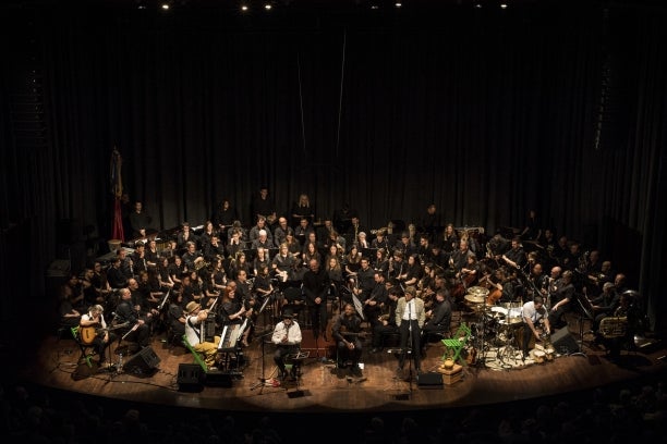 Les bandes de musica, presents a la Fira Mediterrània